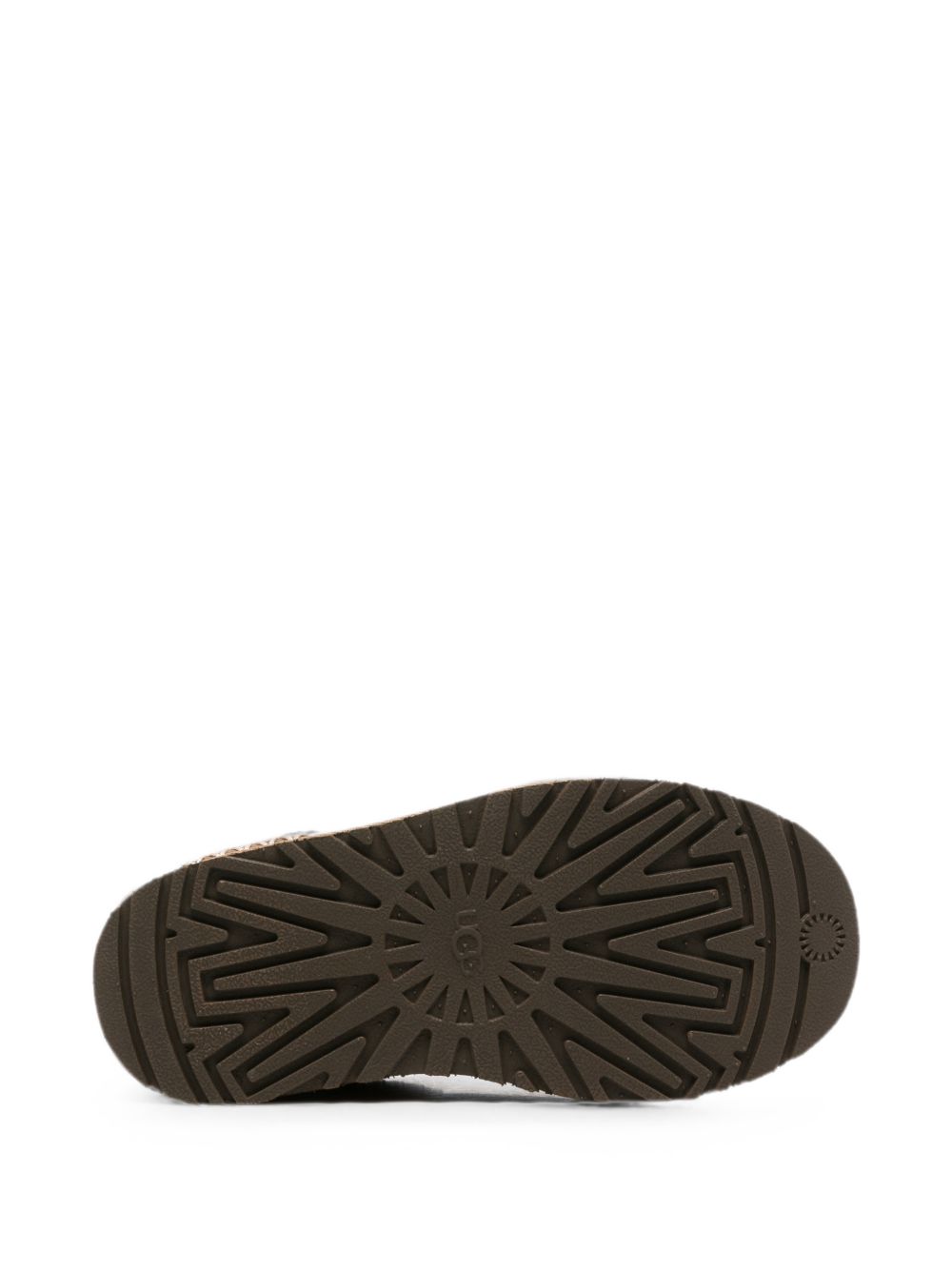 Pantofolo Tazz per bambina Ugg Kids marrone chiaro con finiture ricamate 1143776K LBNZ UGG KIDS 