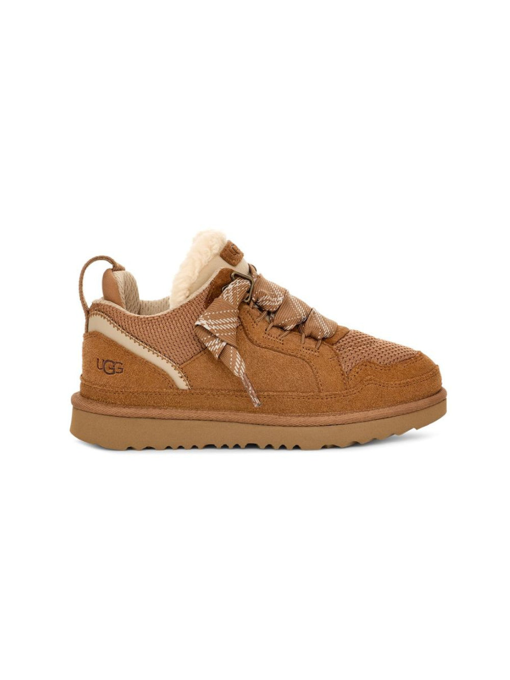 Sneakers Lowmel per bambino UGG Kids marrone con logo sul retro inciso 1152410K CHE UGG KIDS 