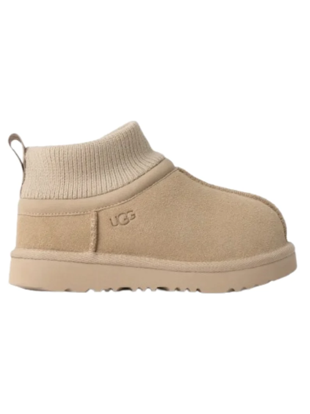 Stivaletti Classic Ultra Mini Stretch Cuff per bambini Ugg Kids beige con gambale in tessuto 1157702T MDSD UGG KIDS 