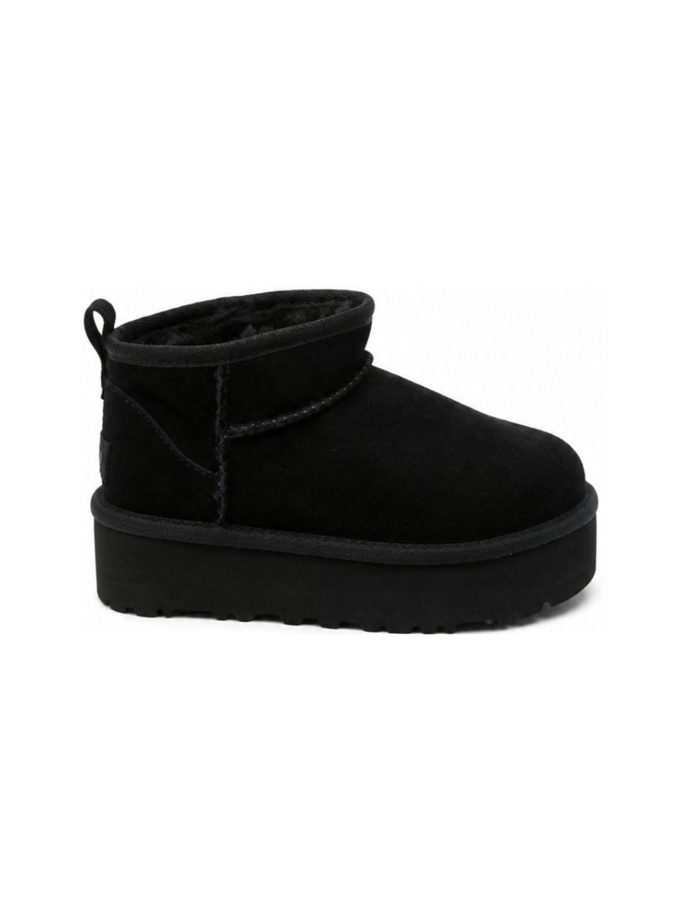 Stivali Classic Ultra Mini Platform per bambina Ugg Kids neri con suola platform 1157791K BLK UGG KIDS 