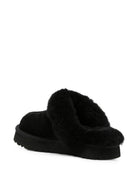 Ciabatte Disquette Slipper per bambina Ugg Kids nere con collarino in montone 1171199K BLK UGG KIDS 