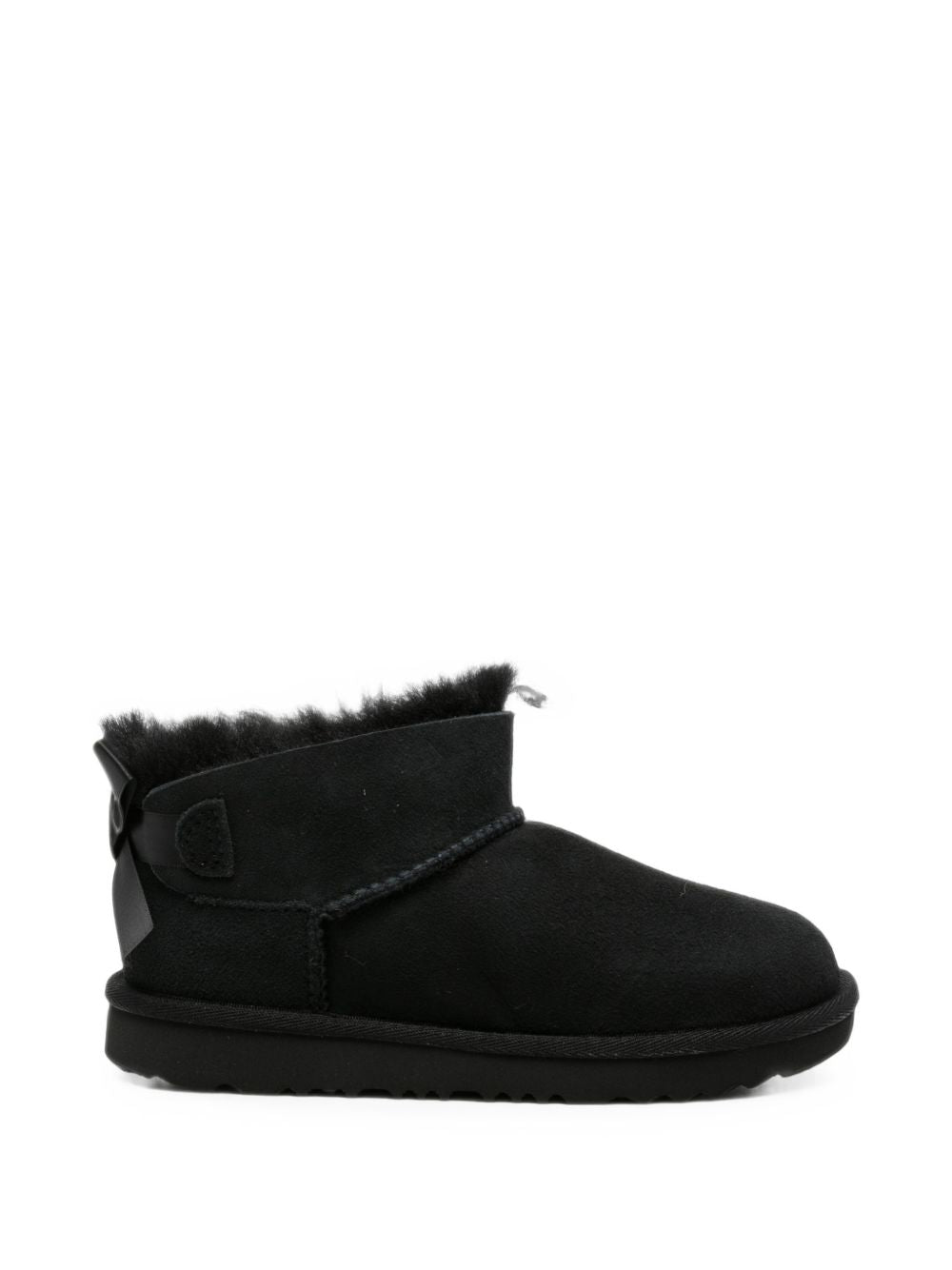 Stivali Ultra Mini Bailey bow per bambina Ugg Kids neri con dettaglio fiocco sul retro 1185920K BLK UGG KIDS 