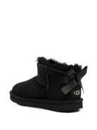 Stivali Ultra Mini Bailey bow per bambina Ugg Kids neri con dettaglio fiocco sul retro 1185920K BLK UGG KIDS 