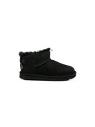 Stivali Ultra Mini Bailey bow per bambina Ugg Kids neri con dettaglio fiocco sul retro 1185920K BLK UGG KIDS 