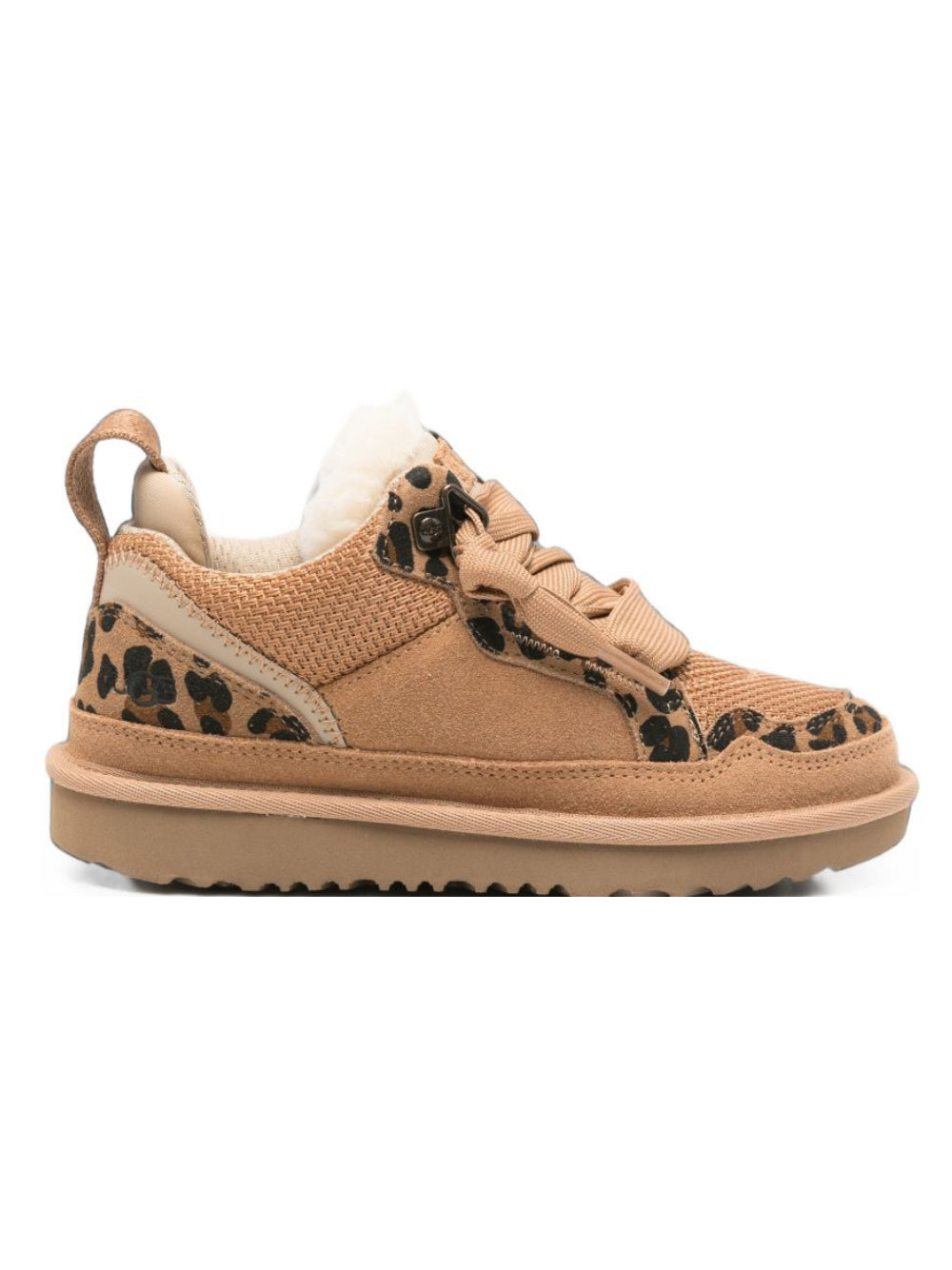 Sneakers per bambina UGG Kids leopardate con design a pannelli 1187370K TAN UGG KIDS 