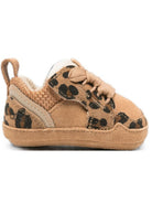 Sneakers leopardate per neonata UGG Kids animalier con cinturino 1187372I TAN UGG KIDS 