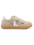 Sneakers per bambini Veja Kids grigie con chiusura touch SV0321748 TAUPE SILVER VEJA KIDS 