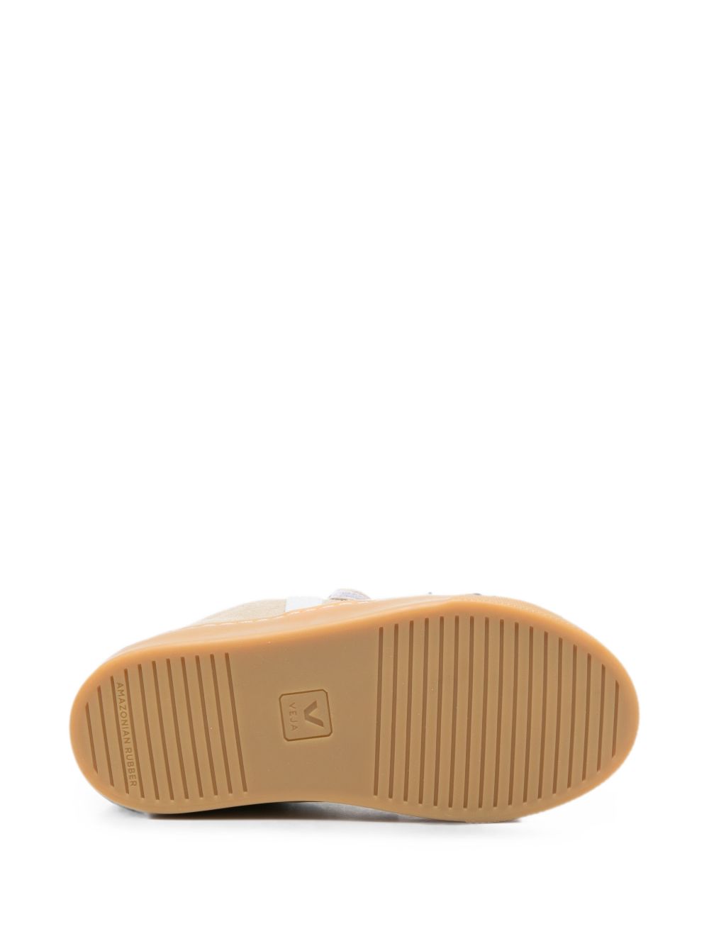 Sneakers per bambini Veja Kids grigie con chiusura touch SV0321748 TAUPE SILVER VEJA KIDS 