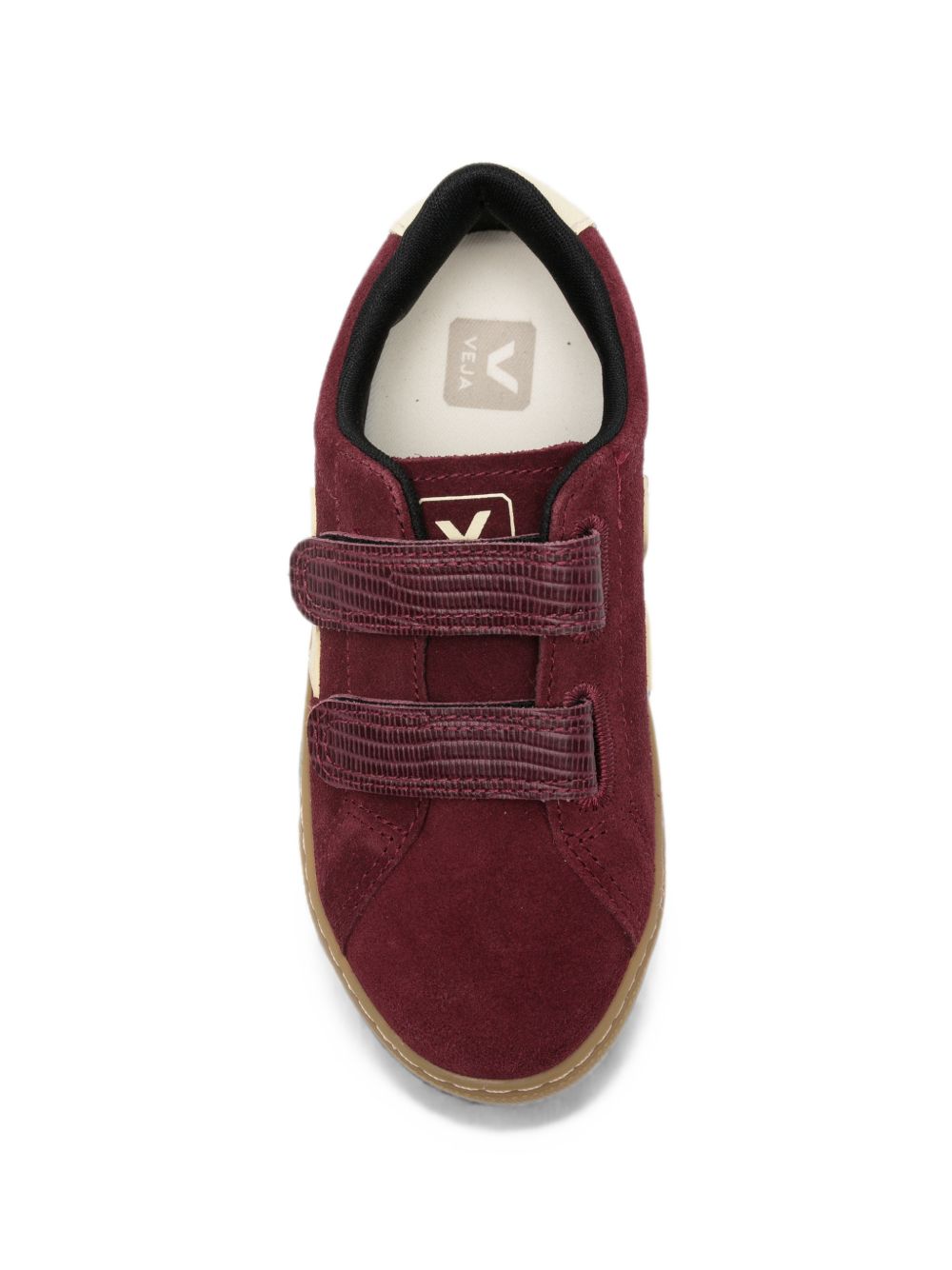 Sneakers per bambini Veja Kids rosse con dettagli in effetto pelle SV0321749 AMARANTE SUN VEJA KIDS 