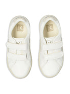 Sneakers per bambini Veja Kids bianche con applicazione con logo SV0520642 EXTRA WHITE NATURAL VEJA KIDS 