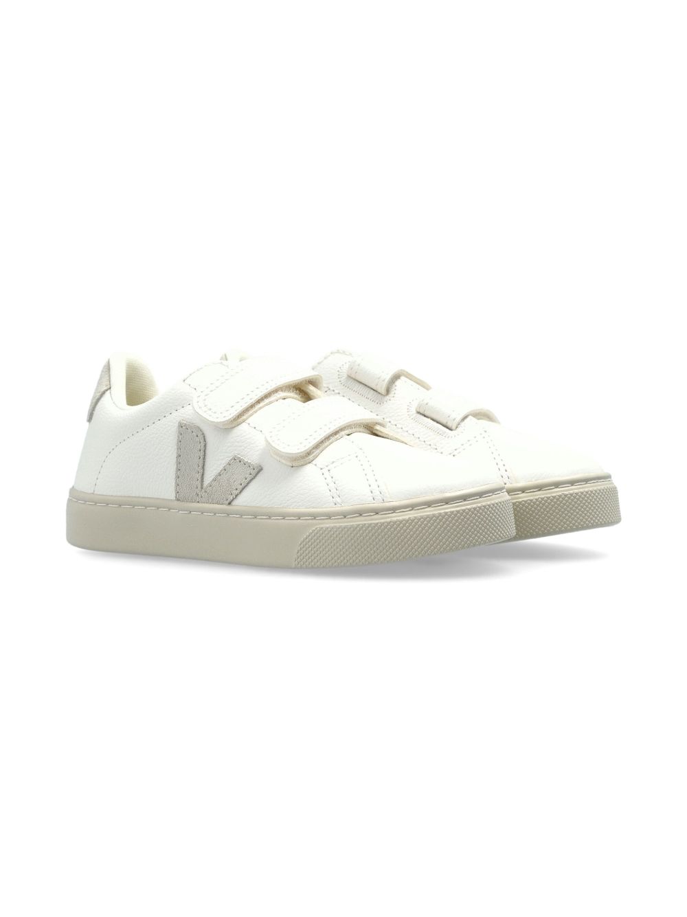 Sneakers per bambini Veja Kids bianche con applicazione con logo SV0520642 EXTRA WHITE NATURAL VEJA KIDS 