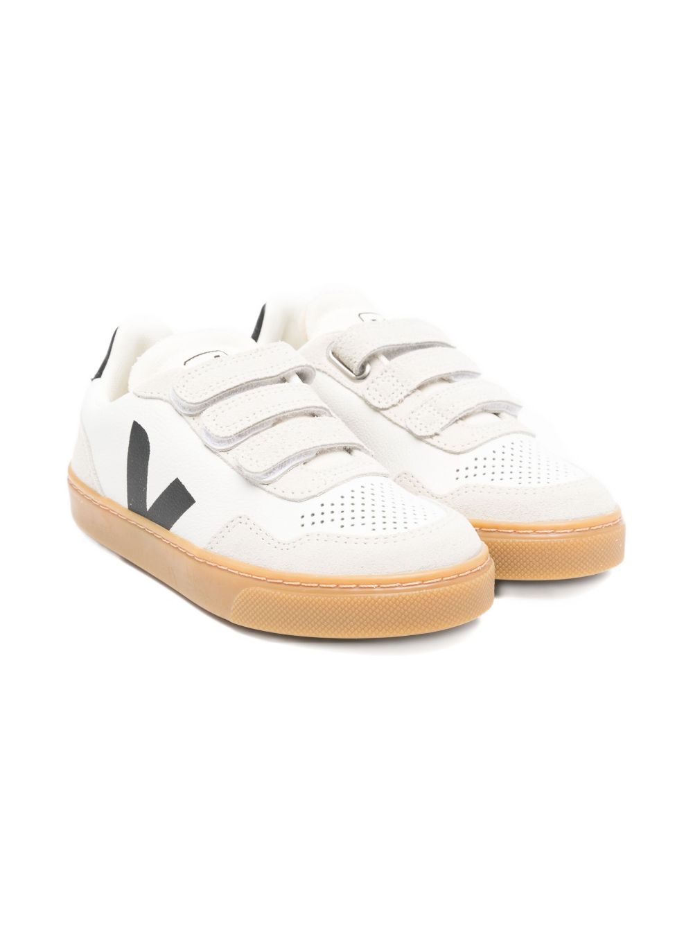 Sneakers per bambini VEJA Kids bianche con applicazione logo SX2021006 WHITE BLACK NATURAL VEJA KIDS 