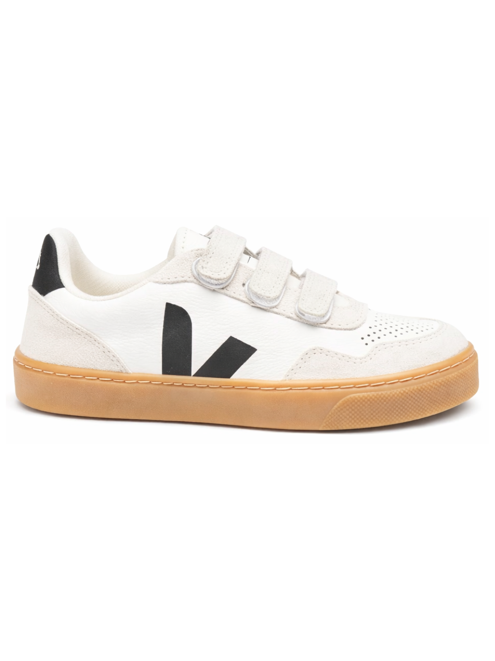 Sneakers per bambini VEJA Kids bianche con applicazione logo SX2021006 WHITE BLACK NATURAL VEJA KIDS 