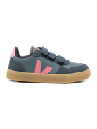 Sneakers V-90 per bambina Veja Kids blu con chiusura a strappi SX2021783 CALIFORNIA MARY NAUTICO VEJA KIDS 