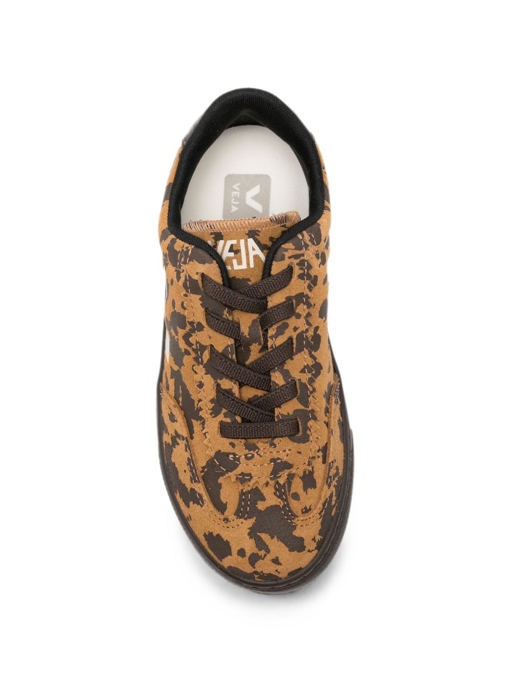 Sneakers per bambina Veja Kids marrone cammello con punte arrotondate SY0322313 CAMEL WILD COUNTRY VEJA KIDS 