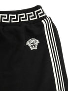 Gonna per bambina Versace Kids nera con ricamo Medusa sul davanti 10228971A11652 2B020 VERSACE KIDS 