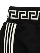 Gonna per bambina Versace Kids nera con ricamo Medusa sul davanti 10228971A11652 2B020 VERSACE KIDS 