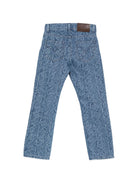 Jeans per bambini Versace Kids in denim con motivo Barocco all-over 10246701A18196 1D030 VERSACE KIDS 