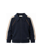 Felpa per bambino Versace Kids blu con colletto alla francese 10249311A18120 6UG70 VERSACE KIDS 