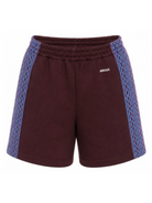 Shorts per bambino Versace Kids bordeaux con bande laterali 10249361A18115 2RH20 VERSACE KIDS 