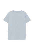 T-shirt per bambino Versace Kids azzurra con stampa grafica 10249461A18182 2U3G0 VERSACE KIDS 