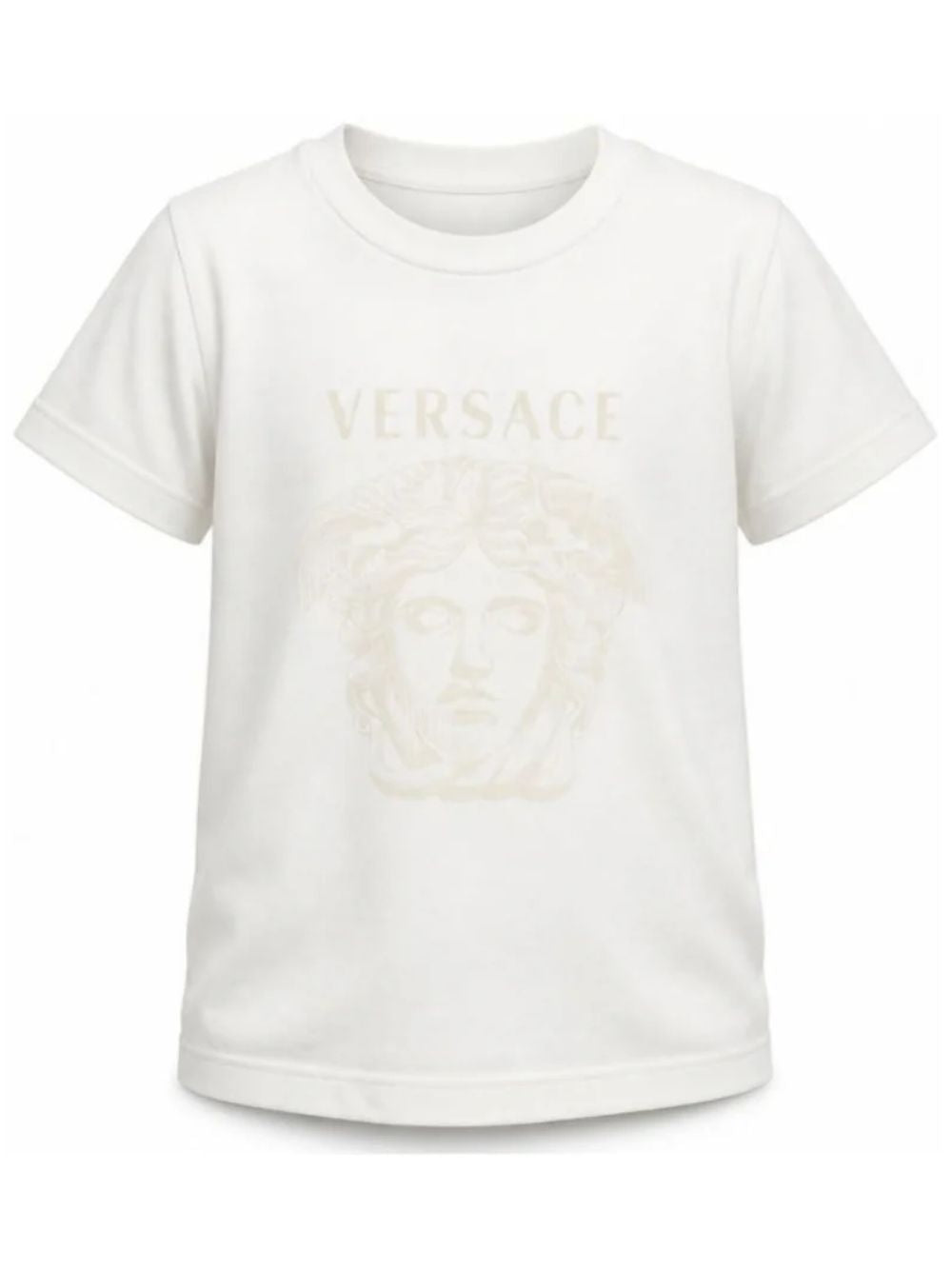 T-shirt per bambini Versace Kidsbianca con stampa grafica 10249461A18182 2W2I0 VERSACE KIDS 