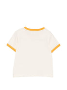 T-shirt per neonati Versace Kids bianca con bordi a contrasto 10251501A18172 2YE30 VERSACE KIDS 