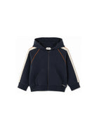 Felpa per neonato Versace Kids blu con logo sul davanti 10251711A18120 6UG70 VERSACE KIDS 