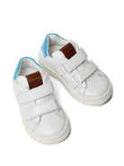 Sneakers per bambino Versace Kids bianche con tallone a contrasto 10252991A17777 6WM90 VERSACE KIDS 