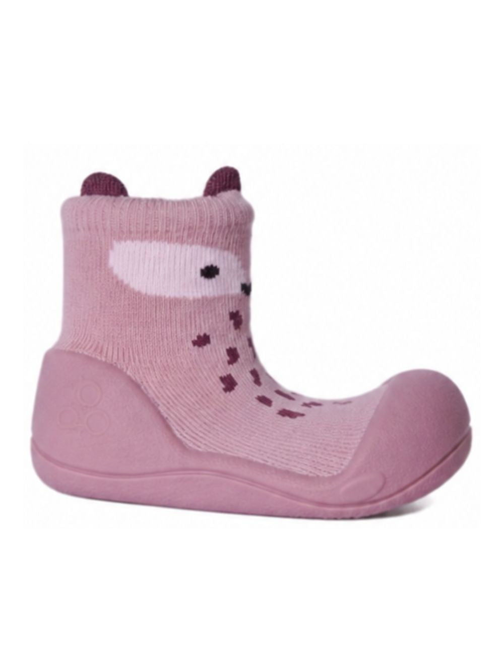 Scarpe primi passi per neonati Attipas rosa con motivo di volpe AEN02 PINK ATTIPAS KIDS 