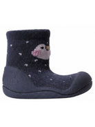 Scarpine primi passi per neonati Attipas blu con motivo pinguino PE02 NAVY ATTIPAS KIDS 