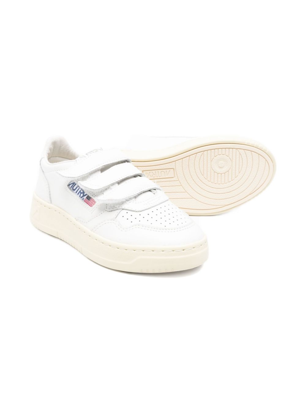 Sneakers per bambini Autry Kids bianco in pelle Medalist KILK FF03 AuTRY KIDS 