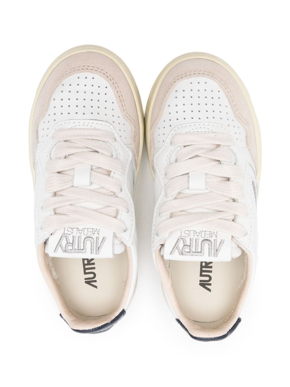 Sneakers per bambini AuTRY Kids beige con inserti blu KULK FS06 AuTRY KIDS 