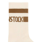 Calzini per bambini Birkenstock Kids beige con strisce a contrasto 1032646 EGGSHELL BIRKENSTOCK KIDS 