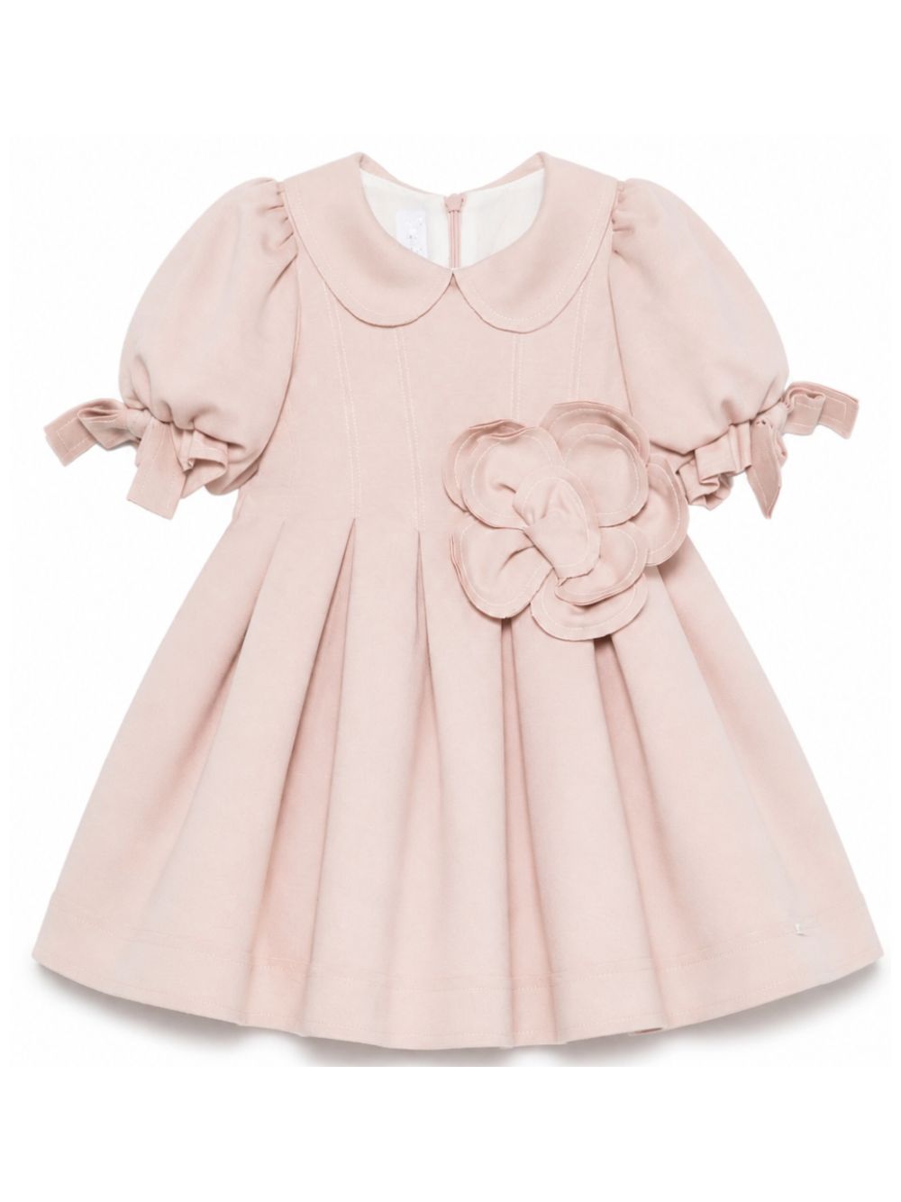 Abito per neonata Colorichiari rosa con con applicazione fiore sul davanti FB108836 5034 82 COLORICHIARI KIDS 
