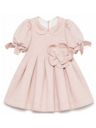 Abito per neonata Colorichiari rosa con con applicazione fiore sul davanti FB108836 5034 82 COLORICHIARI KIDS 