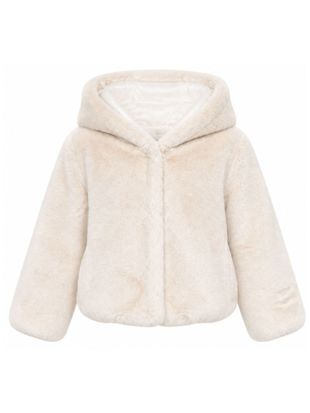 Giubbino per bambina Colorichiari bianco in pelliccia sintetica FB158833 5049 21 COLORICHIARI KIDS 