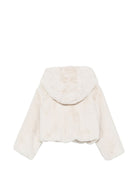 Giubbino per bambina Colorichiari bianco in pelliccia sintetica FB158833 5049 21 COLORICHIARI KIDS 
