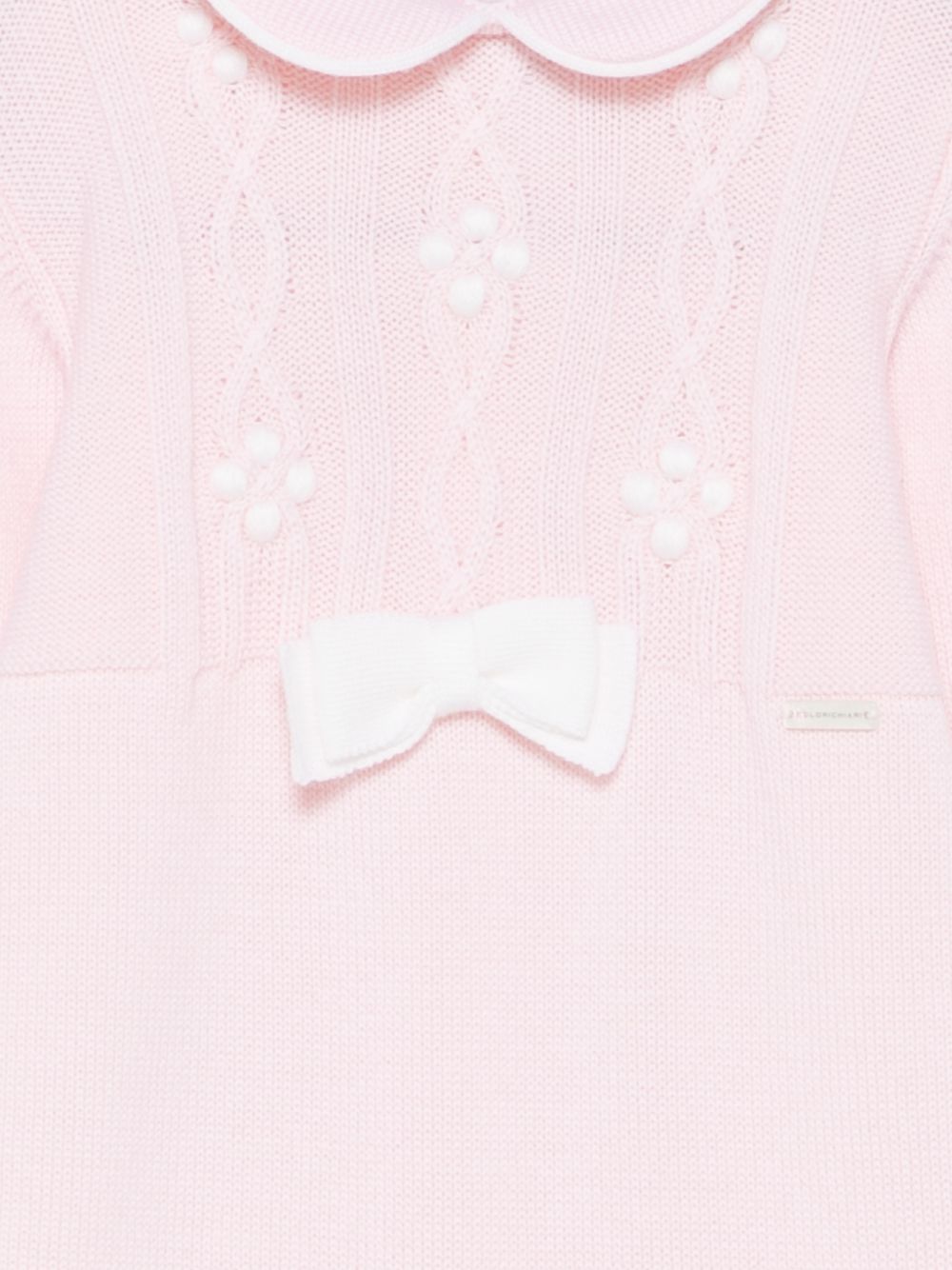 Tutina per neonata Colorichiari rosa con dettaglio fiocco FF168587 2088 8020 COLORICHIARI KIDS 