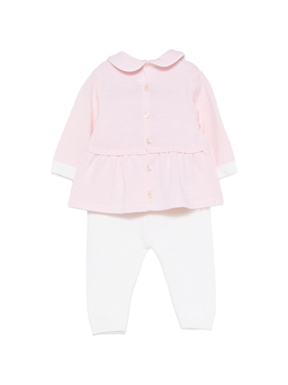 Set maglia e pantaloni per neonata Colorichiari multicolore con dettaglio fiocco FF218590 2088 8020 COLORICHIARI KIDS 