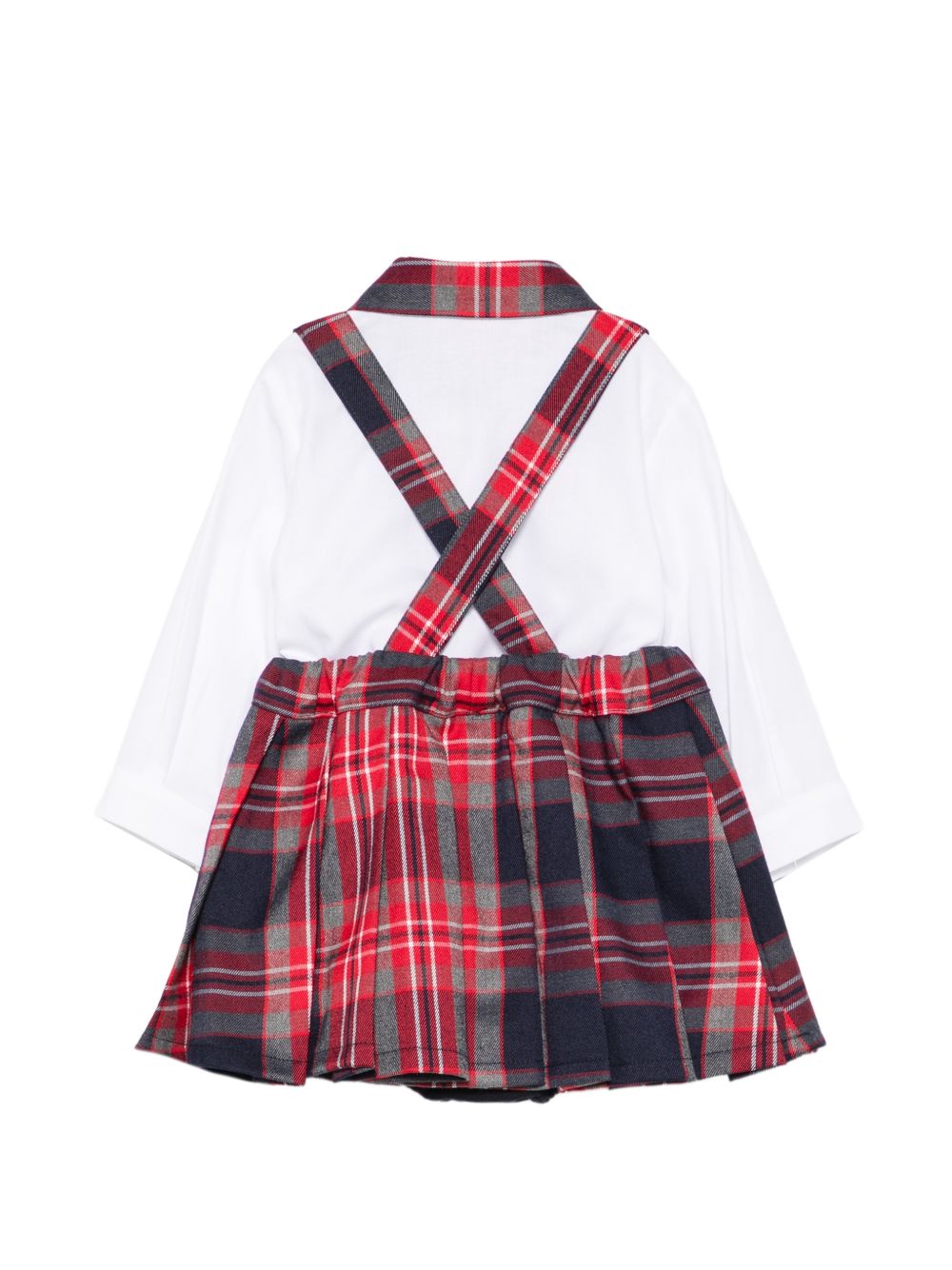 Set camicia gonna e cardigan per neonata Colorichiari multicolore con motivo Tartan FF438759 2088c 60 COLORICHIARI KIDS 