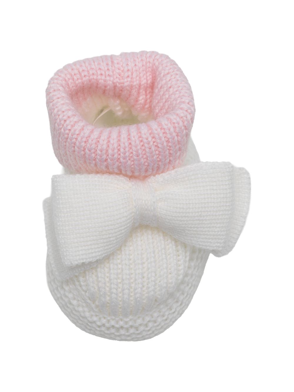 Scarpine primi passi per neonata Colorichiari bianco con design lavorato a maglia FF758588 2088 8020 COLORICHIARI KIDS 