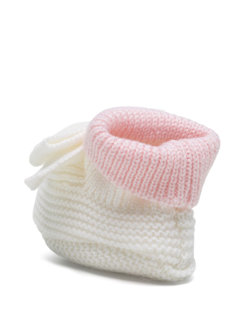 Scarpine primi passi per neonata Colorichiari bianco con design lavorato a maglia FF758588 2088 8020 COLORICHIARI KIDS 