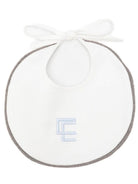 Bavaglino per neonato Colorichiari bianco con logo ricamato sul davanti MI238644 2253 5197 COLORICHIARI KIDS 