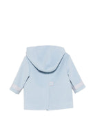 Cappotto per neonato Colorichiari azzurro con finitura in rilievo MN118825 4729 5098 COLORICHIARI KIDS 