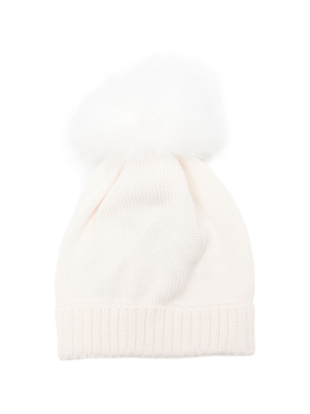 Berretto per neonati Colorichiari bianco con design lavorato a maglia MN788808 5019 20 COLORICHIARI KIDS 