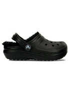 Ciabatte Classic Lined Clog T per bambini Crocs Kids nere con fodera interna in shearling 207009 BKBK CROCS KIDS 