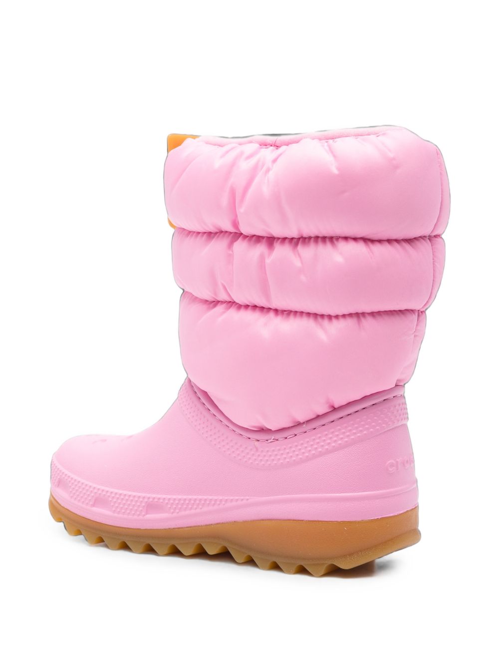 Stivali da pioggia Neo-Puff K  per bambina Crocs Kids rosa con design imbottito 207684 PTGM CROCS KIDS 