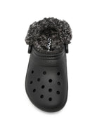 Ciabatte Classic Fleece per bambini Crocs Kids nere con finitura in shearling 211396 BLK CROCS KIDS 