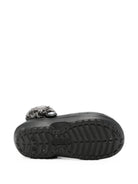 Ciabatte Classic Fleece Lined Clog K per bambini Crocs Kids nere con finitura in pile 212856 BLK CROCS KIDS 